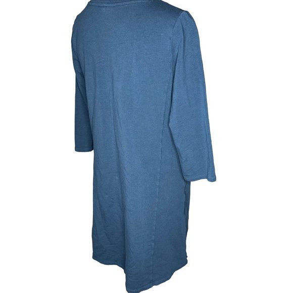 J.Jill Pure Jill Dress 3/4 Sleeve Pocket Ocean Dress Size XS - Picture 6 of 7